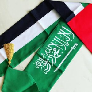 شال اليوم الوطني السعودي.. وشاح الإحتفال باليوم الوطني السعودي